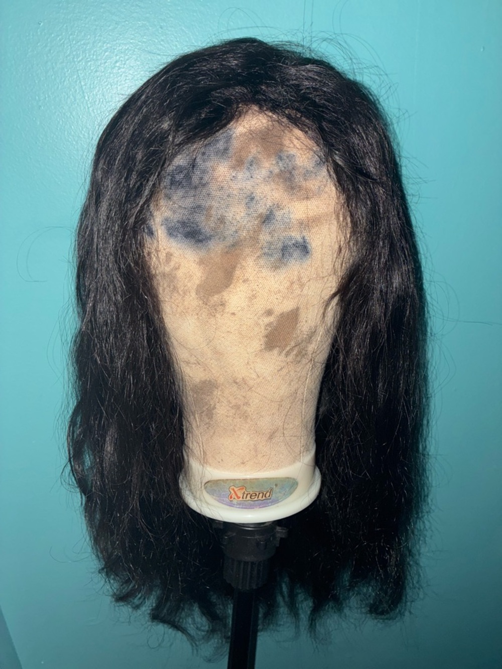 Black Long 22 inch Women’s Virgin European Human Hair Wig